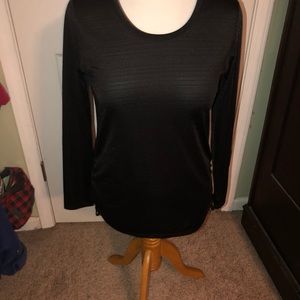 Black workout shirt